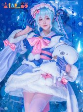 画像3: 【生産停止】VOCALOID 初音ミク SNOW MIKU 2023 コスプレ衣装 コスチューム cosplay (3)