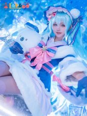 画像5: 【生産停止】VOCALOID 初音ミク SNOW MIKU 2023 コスプレ衣装 コスチューム cosplay (5)