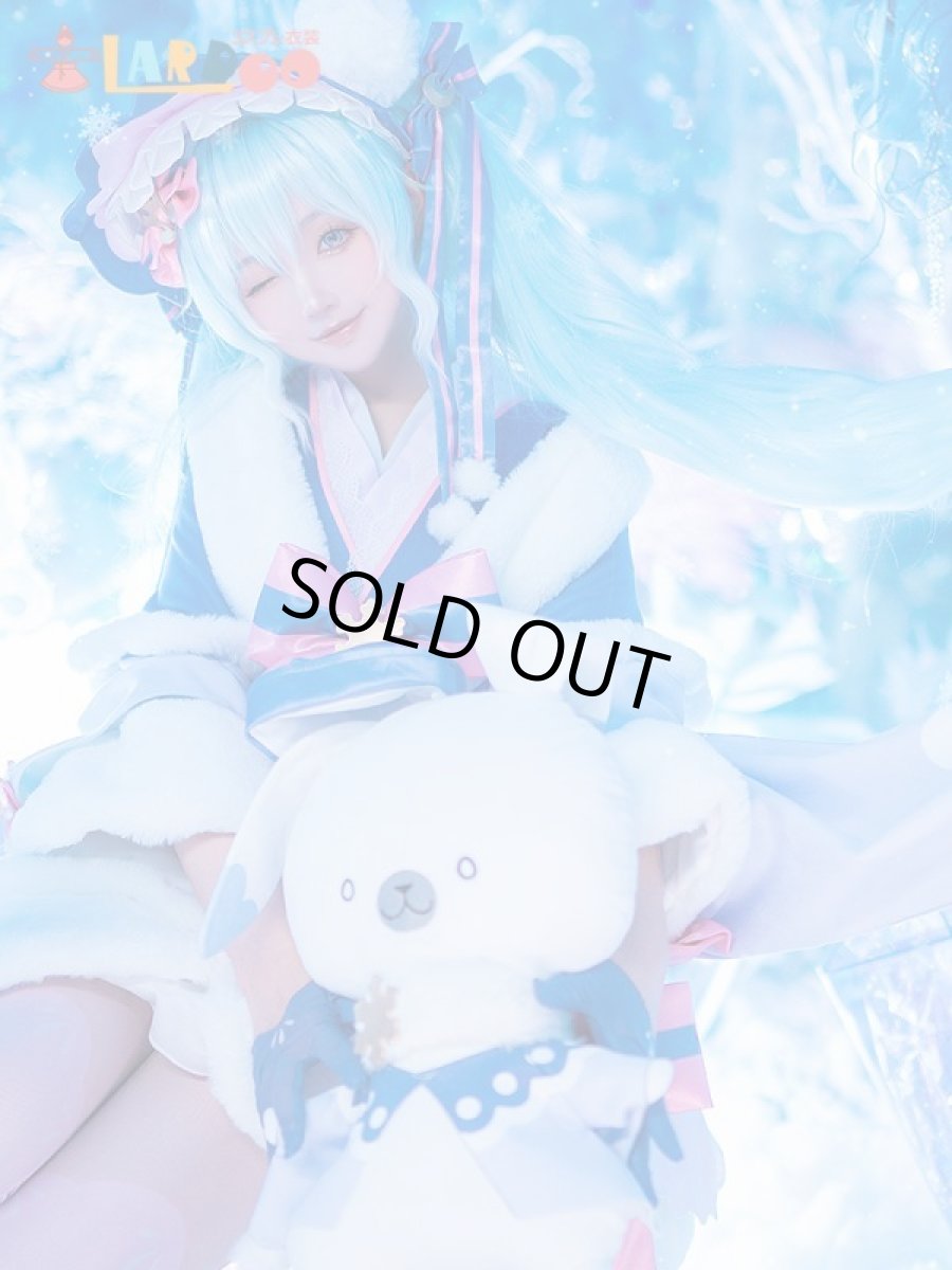画像6: 【生産停止】VOCALOID 初音ミク SNOW MIKU 2023 コスプレ衣装 コスチューム cosplay (6)