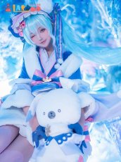 画像6: 【生産停止】VOCALOID 初音ミク SNOW MIKU 2023 コスプレ衣装 コスチューム cosplay (6)