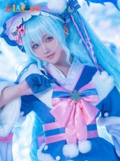 画像7: 【生産停止】VOCALOID 初音ミク SNOW MIKU 2023 コスプレ衣装 コスチューム cosplay (7)