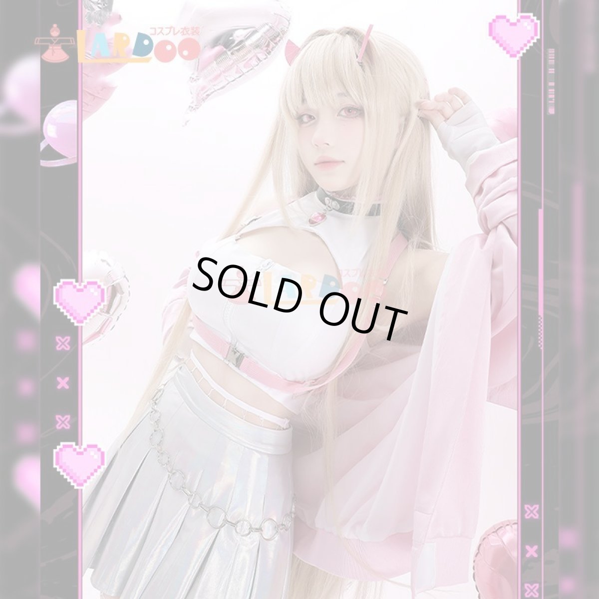 画像4: 勝利の女神：NIKKE バイパー-Viper コスプレ衣装 携帯ストラップ付き コスチューム cosplay (4)