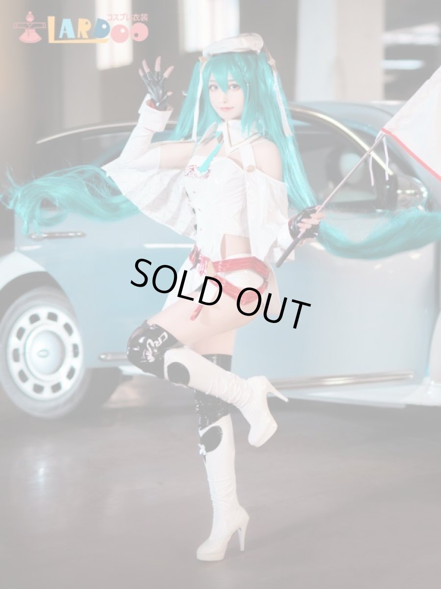 画像2: 【生産停止】VOCALOID 初音ミク レーシングミク2023 コスプレ衣装 コスチューム cosplay (2)