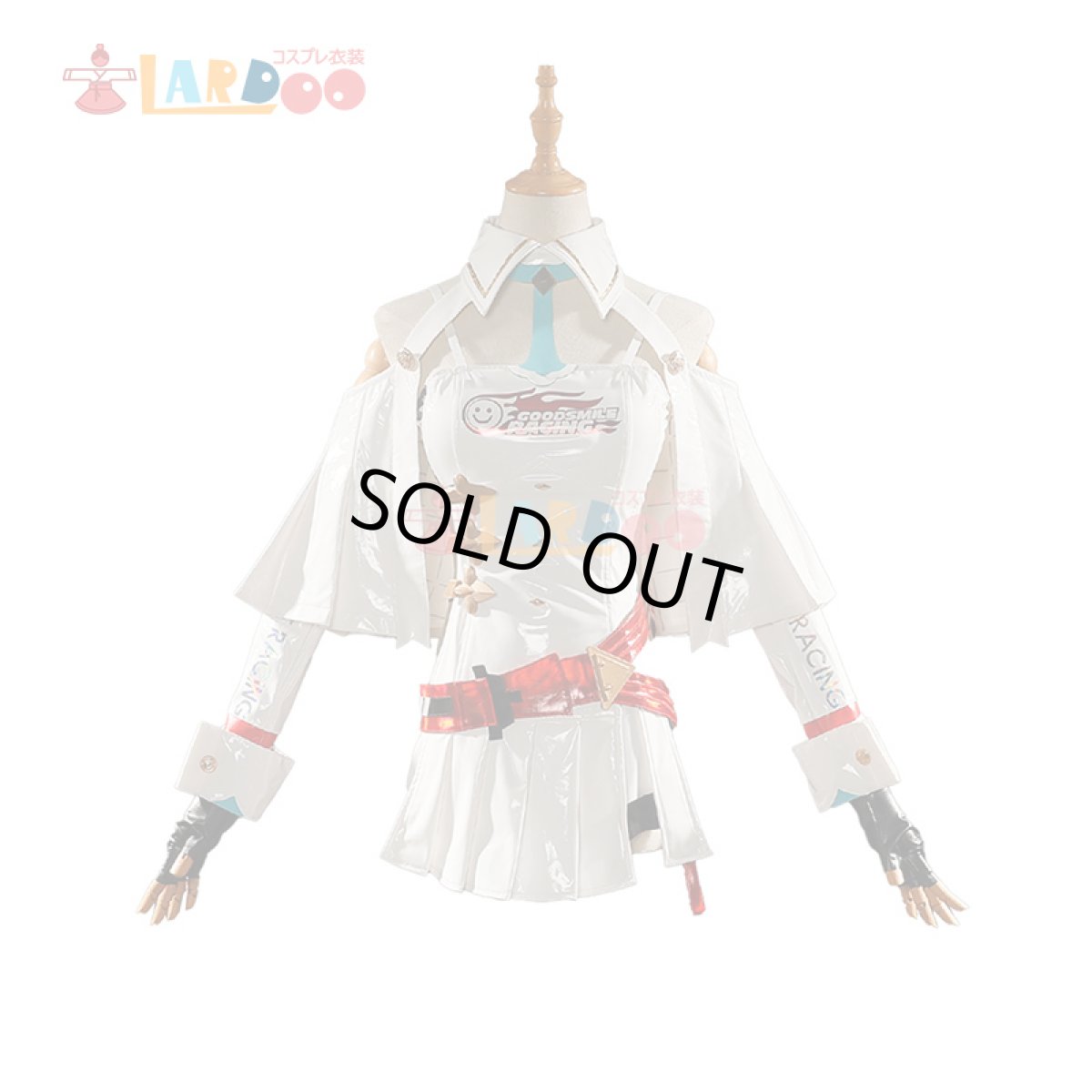 画像9: 【生産停止】VOCALOID 初音ミク レーシングミク2023 コスプレ衣装 コスチューム cosplay (9)