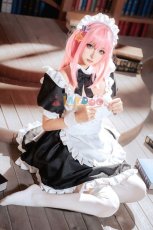 画像2: ぼっち・ざ・ろっく！ 後藤 ひとり ぼっちちゃん メイド服 コスプレ衣装 コスチューム cosplay (2)