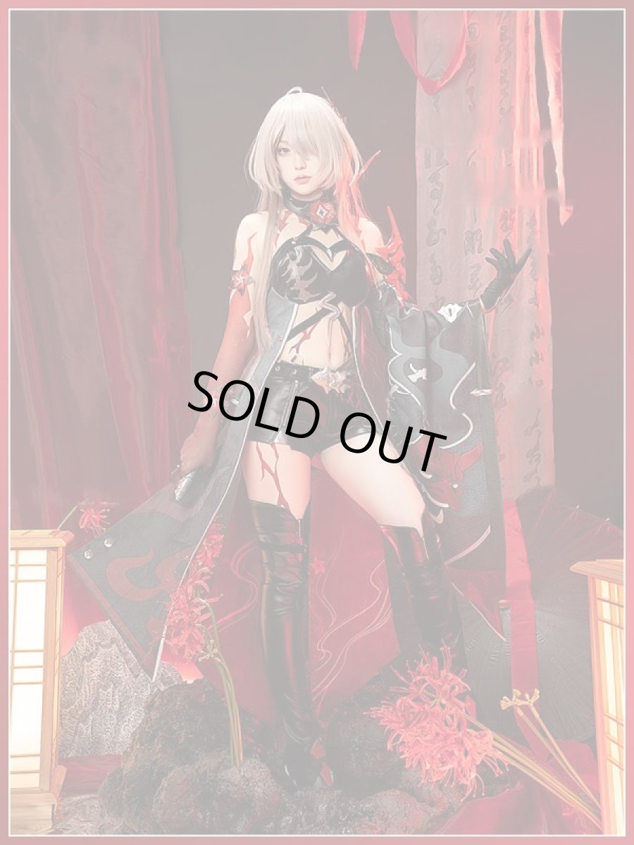 画像2: 【生産停止】崩壊スターレイル HonkaiStarRail 黄泉-Acheron コスプレ衣装 使令版ブーツカバー付き コスチューム cosplay (2)