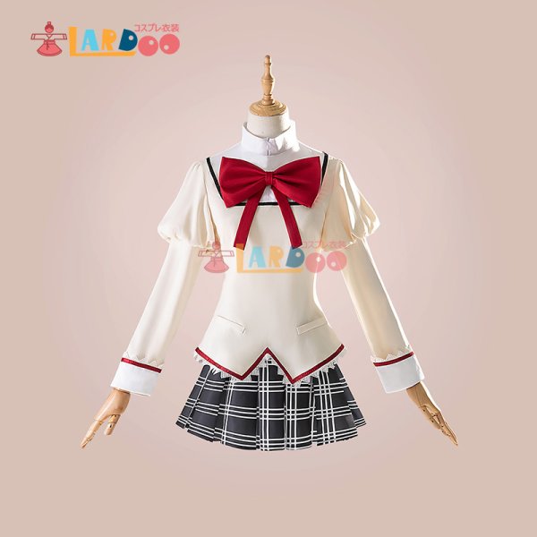 魔法少女まどか☆マギカ 佐倉杏子 制服 パニエ付き コスプレ衣装