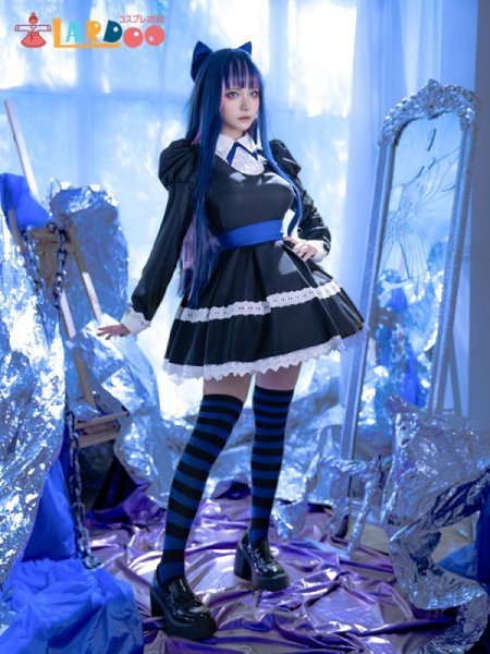 三分妄想 パンティ&ストッキング　コスプレ衣装 フルセット パンティ&ストッキングwithガーターベルト アナーキー·ストッキング