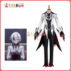画像1: 【生産停止】原神 Genshin ファトゥス 「召使」アルレッキーノ コスプレ衣装 通常版 コスチューム cosplay (1)