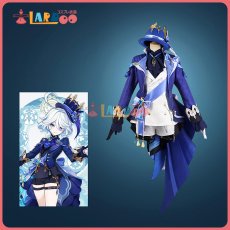 画像1: 【在庫あり】原神 Genshin フォンテーヌ フリーナ フォカロルス コスプレ衣装 通常版 コスチューム cosplay (1)