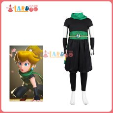 画像6: 【在庫あり】プリンセスピーチ ショータイム! 忍者ピーチ姫 コスプレ衣装 子供用 コスチューム PrincessPeachShowtime cosplay (6)