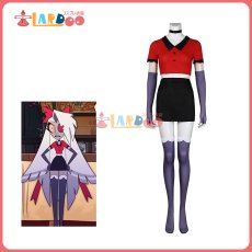 画像1: ハズビン ホテル Hazbin Hotel ヴァギー/Vaggie コスプレ衣装 コスチューム cosplay (1)