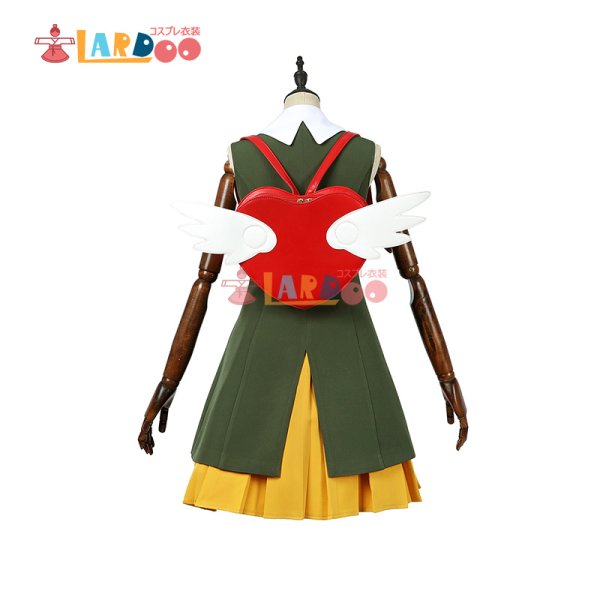 カードキャプターさくら コスプレ 衣装 フルセット 劇場版カードキャプターさくら 木之本桜-きのもと さくら リュック付き