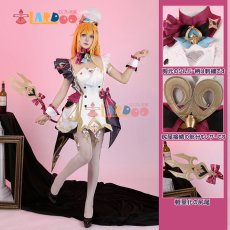 画像1: 原神 Genshin フォンテーヌ  エスコフィエ -Escoffier コスプレ衣装 尻尾付き コスチューム cosplay (1)