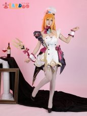 画像2: 原神 Genshin フォンテーヌ  エスコフィエ -Escoffier コスプレ衣装 尻尾付き コスチューム cosplay (2)