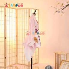画像4: ラブライブ！サンシャイン!!  LoveLive! Sunshine!!  津島善子 桜和装 コスプレ衣装 コスチューム cosplay (4)