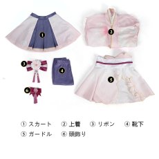 画像6: ラブライブ！サンシャイン!!  LoveLive! Sunshine!!  津島善子 桜和装 コスプレ衣装 コスチューム cosplay (6)