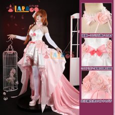 画像1: ソードアート・オンライン SAO アスナ 結城明日奈 ウエディングアスナ バラの花嫁 コスプレ衣装 コスチューム (1)