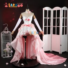 画像6: ソードアート・オンライン SAO アスナ 結城明日奈 ウエディングアスナ バラの花嫁 コスプレ衣装 コスチューム (6)