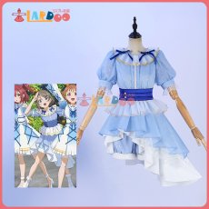 画像1: ラブライブ！サンシャイン!!  LoveLive! Sunshine!!  渡辺曜 津島善子 小原鞠莉  沼津市100周年記念 コスプレ衣装 コスチューム cosplay (1)