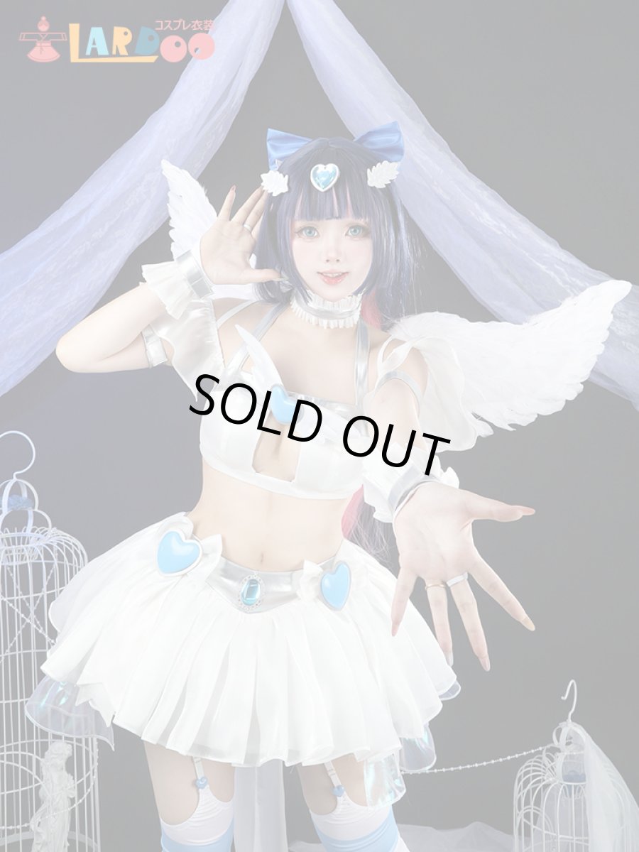 画像7: パンティ&ストッキングwithガーターベルト アナーキー·ストッキング 天使スーツ コスプレ衣装 コスチューム cosplay (7)