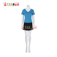 画像2: 【在庫あり】ワンピース アメリカドラマ版 ナミ-Nami Tシャツミニスカ コスプレ衣装 コスチューム 三着送料1000円 (2)