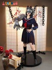 画像2: サイレントヒルf SILENT HILLf  深水 雛子 腕カバー仮面付き コスプレ衣装 コスチューム cosplay (2)