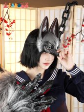画像6: サイレントヒルf SILENT HILLf  深水 雛子 腕カバー仮面付き コスプレ衣装 コスチューム cosplay (6)
