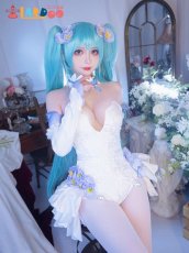 画像2: VOCALOID 初音ミク Flower Fairy ネモフィラ コスプレ衣装 コスチューム cosplay (2)