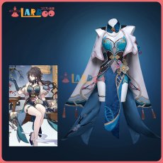 画像1: 崩壊スターレイル HonkaiStarRail ルアン・メェイ-RuanMei コスプレ衣装 コスチューム cosplay (1)