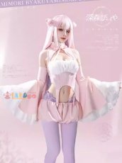 画像2: かつて魔法少女と悪は敵対していた 深森 白夜-みもり びゃくや コスプレ衣装 コスチューム  (2)