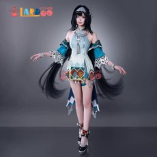 画像2: 原神 Genshin 璃月 藍硯-ランヤン コスプレ衣装 コスチューム cosplay  (2)