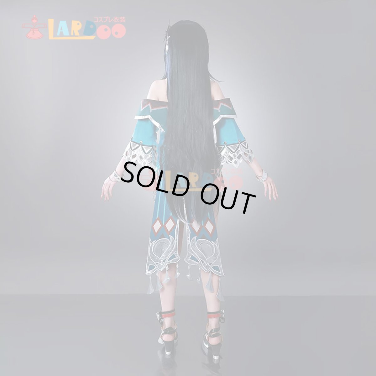 画像3: 原神 Genshin 璃月 藍硯-ランヤン コスプレ衣装 コスチューム cosplay  (3)