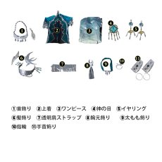 画像4: 原神 Genshin 璃月 藍硯-ランヤン コスプレ衣装 コスチューム cosplay  (4)