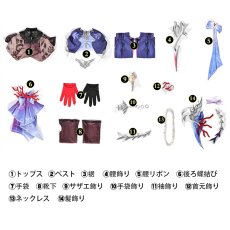 画像13: 【在庫あり】崩壊スターレイル HonkaiStarRail セイレンス-Hysilens コスプレ衣装 通常版 コスチューム cosplay (13)