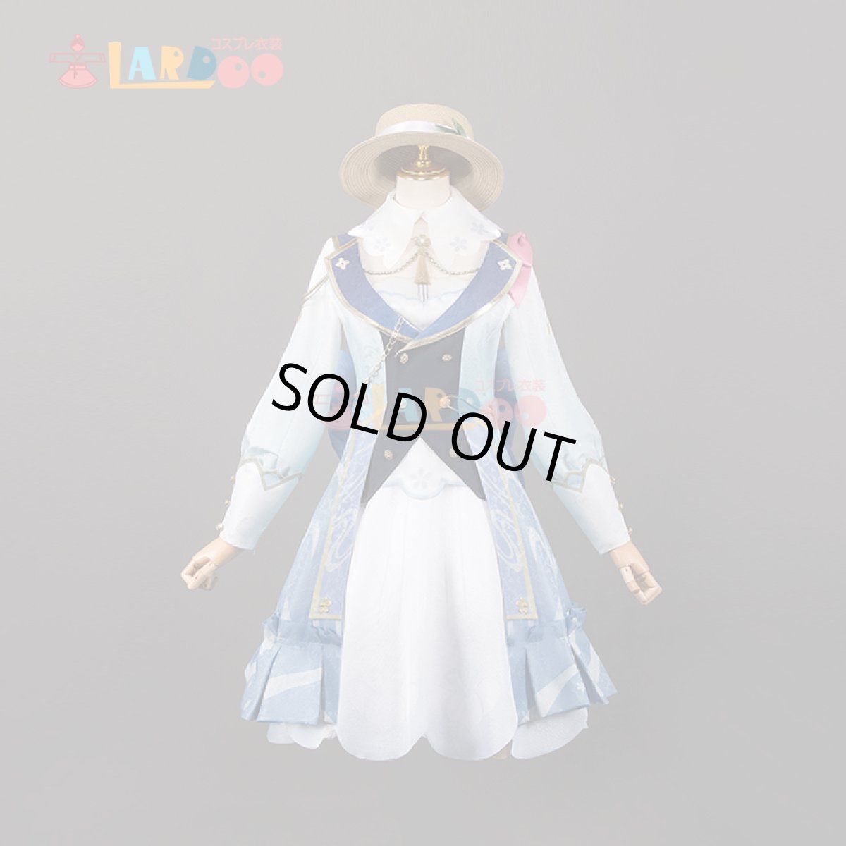 画像5: 【生産停止】原神 Genshin 稲妻 神里綾華-スキン「花時に訪れた手紙」 コスプレ衣装 コスチューム cosplay (5)