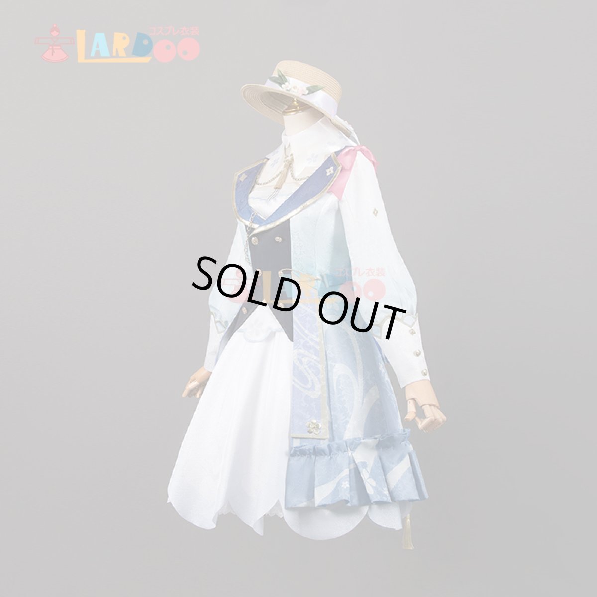 画像6: 【生産停止】原神 Genshin 稲妻 神里綾華-スキン「花時に訪れた手紙」 コスプレ衣装 コスチューム cosplay (6)