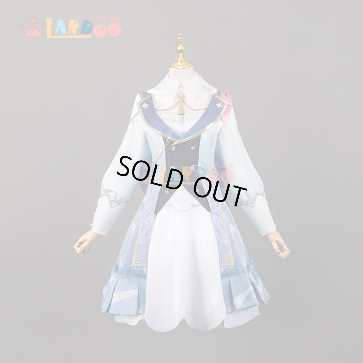 画像7: 【生産停止】原神 Genshin 稲妻 神里綾華-スキン「花時に訪れた手紙」 コスプレ衣装 コスチューム cosplay (7)