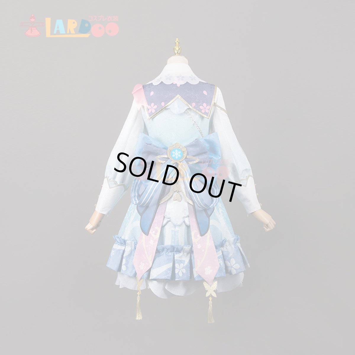 画像9: 【生産停止】原神 Genshin 稲妻 神里綾華-スキン「花時に訪れた手紙」 コスプレ衣装 コスチューム cosplay (9)