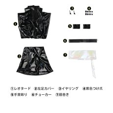 画像6: パンティ&ストッキングwithガーターベルト  ポリウレタン コスプレ衣装 コスチューム cosplay (6)
