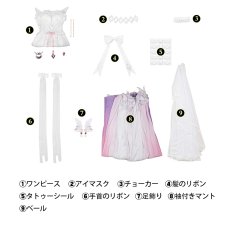 画像5: 原神 Genshin 原神☆FES 2026「少女」コロンビーナ コスプレ衣装 コスチューム cosplay (5)