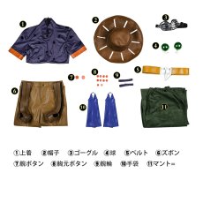 画像7: ジョジョの奇妙な冒険  STEEL BALL RUN ジャイロ・ツェペリ-Gyro Zeppeli コスプレ衣装 コスチューム cosplay (7)