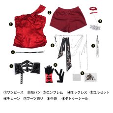 画像6: 恋と深空 Love and Deepspace 主人公・暗夜の舞曲 コスプレ衣装 コスチューム cosplay (6)