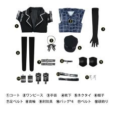 画像8: 魔法少女ノ魔女裁判 黒部ナノカ コスプレ衣装 コスチューム cosplay (8)