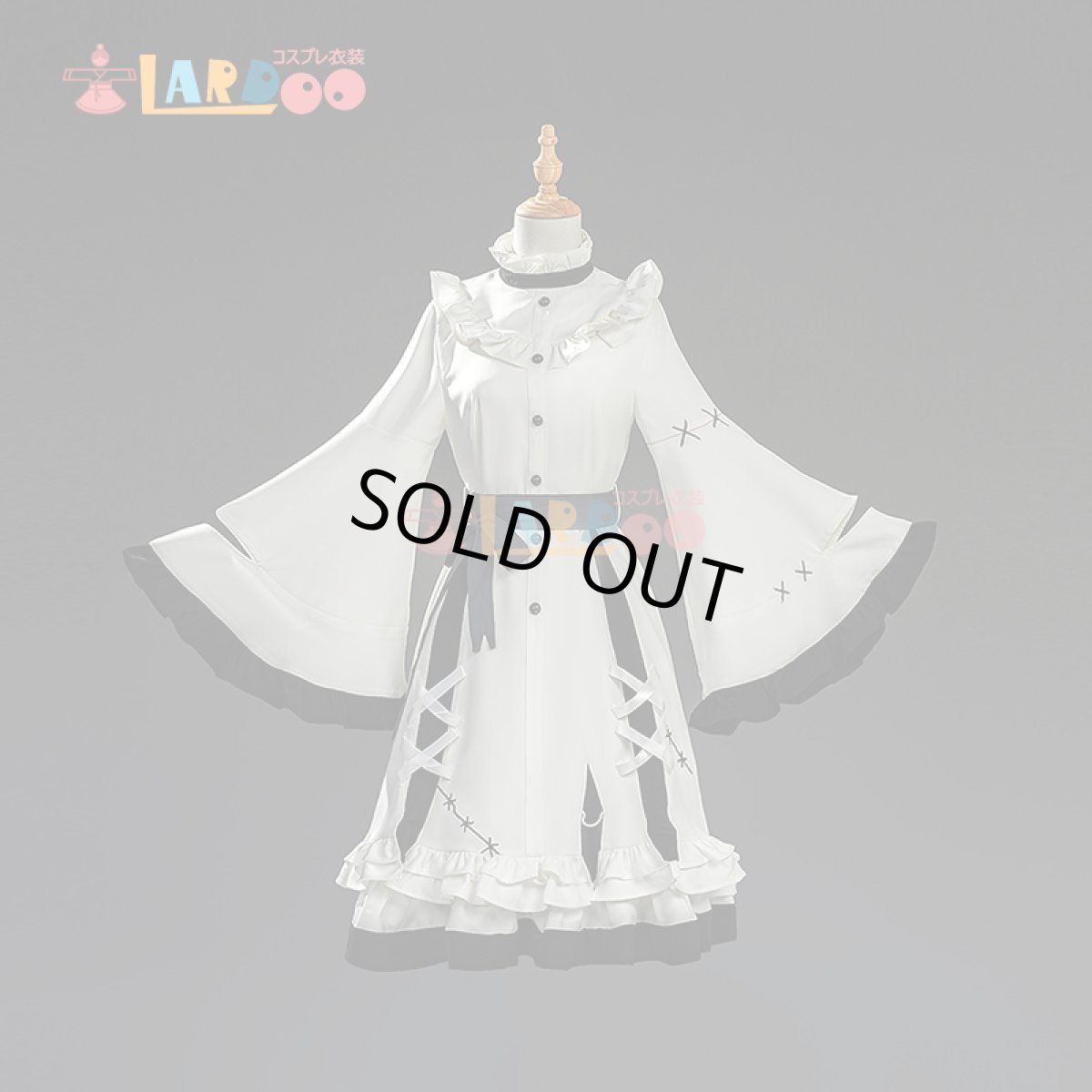 画像2: 【生産停止】魔法少女ノ魔女裁判 氷上メルル コスプレ衣装 コスチューム cosplay (2)
