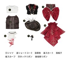 画像8: 恋と深空 Love and Deepspace 主人公・銀翼の悪魔 コスプレ衣装 コスチューム cosplay (8)