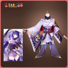画像1: 原神 Genshin 稲妻 雷電将軍 コスプレ衣装 コスチューム cosplay (1)