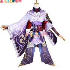 画像2: 原神 Genshin 稲妻 雷電将軍 コスプレ衣装 コスチューム cosplay (2)