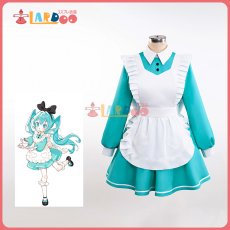画像1: VOCALOID 初音ミク muki アリス メイド服 コスプレ衣装 コスチューム cosplay (1)