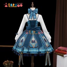 画像3: 原神 Genshin リネット 韓国カフェコラボ コスプレ衣装 耳しっぽなし コスチューム cosplay (3)